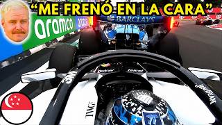Lo Que No Viste: El RIDÍCULO Choque Entre BOTTAS, ALBON y BORTOLETO | Sprint Singapur F1 2026