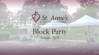 Block Party 2023 at St Anne s Retirement Community