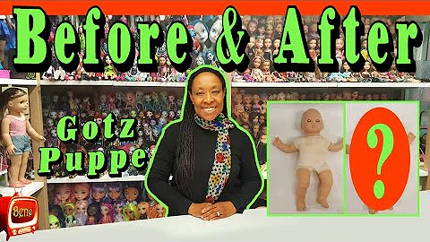 BEFORE and AFTER: Gotz Puppe baby doll