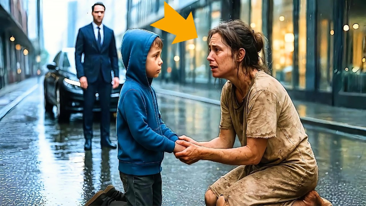 Она проявила доброту к мальчику, а его богатый отец тайно наблюдал за ней...
