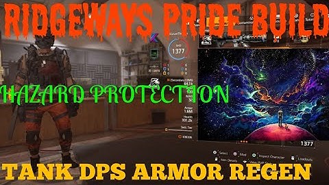 THE DIVISION 2 // RIDGEWAYS PRIDE BEST SURVIVABILITY BUILD // HOW TO SURVIVE IN THE DZ PVP TU11.1