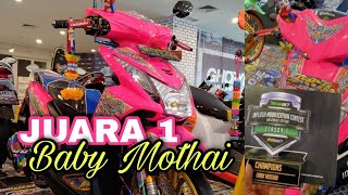 Motor Kontes juara 1 baby mothai I honda beat srm variasi I inflash modification contest