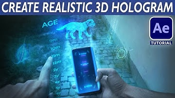 ADVANCED 3D PHONE HOLOGRAM - After Effects VFX Tutorial