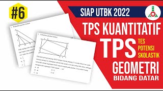 Siap UTBK 2022 - Pembahasan Soal Asli UTBK TPS Kuantitatif Geometri Bidang Datar - Bagian 6