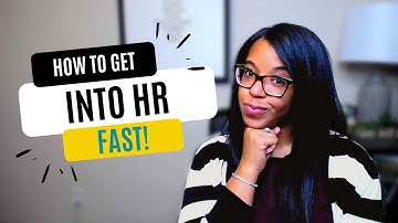 How to get into HR Quickly | How I got Into HR | Top 3 Ways to Get into HR without experience