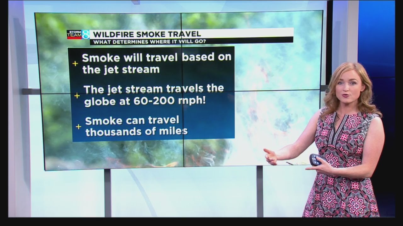 How far can wildfire smoke travel?