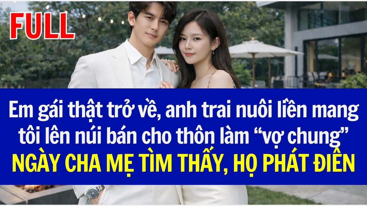 Em gái thật trở về, anh trai nuôi liền mang tôi lên núi bán cho thôn làm “vợ chung”,CHA MẸ PHÁT ĐIÊN