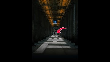 How to Place Text Behind the Road Using Vanishing Point in Photoshop