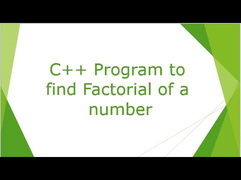 How To Find Factorial Of a Number in CPP |C++ Coding | Simplest code For Factorial