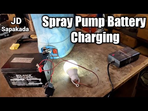 How to Charge Spray Pump Battery out of body | निकाली हुई बैटरी कैसे चार्ज करे