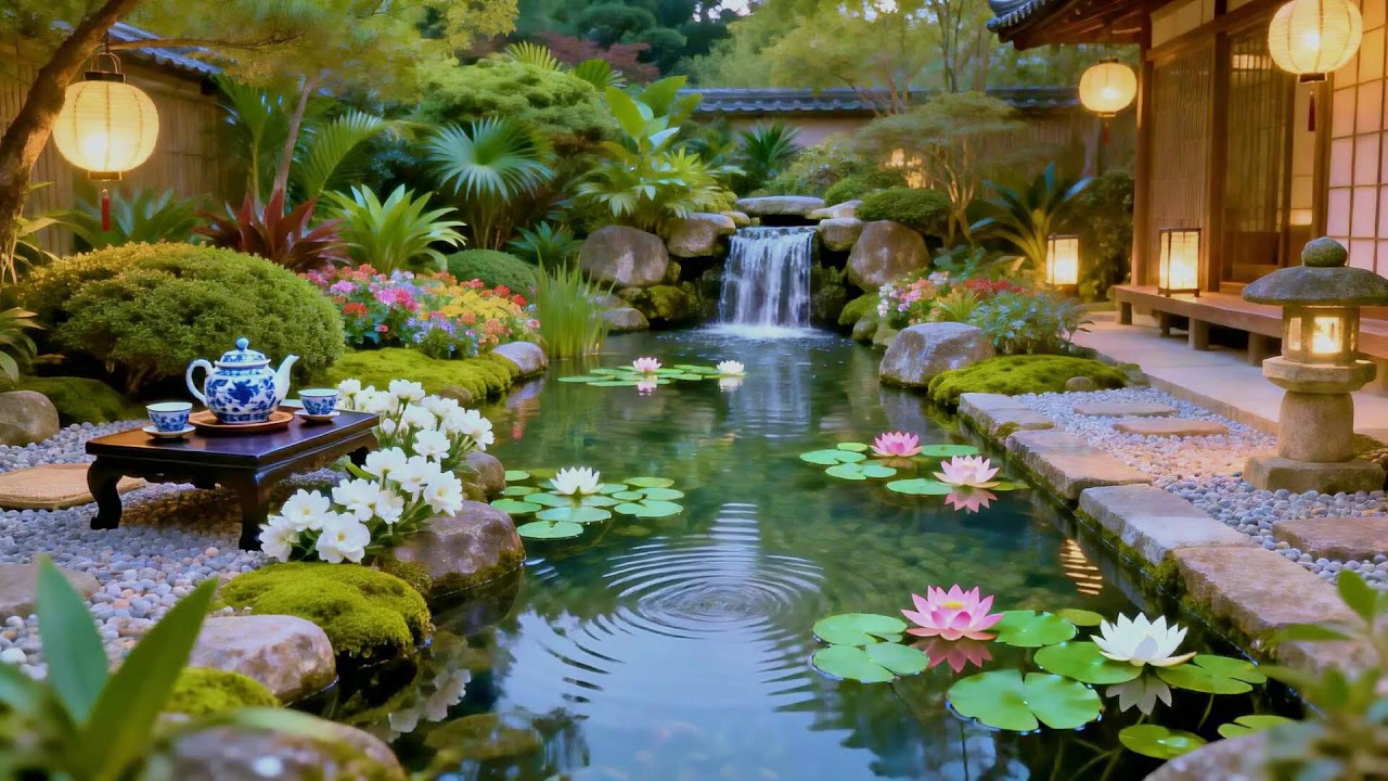 Relaxing Music + Soothing Water Sounds ?? Deep Sleep ?? Relieve Stress & Anxiety