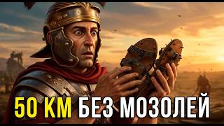 видео: Римские САНДАЛИИ с ГВОЗДЯМИ: 50 км без мозолей. Современные ботинки проигрывают картинка: Римские САНДАЛИИ с ГВОЗДЯМИ: 50 км без мозолей. Современные ботинки проигрывают