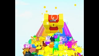 Giant rainbow event at pet simulator 99