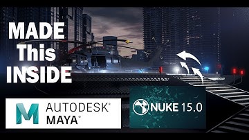 Realistic CGI Helicopter Rendered in MAYA 2020| Compositing in NUKE | Part 01