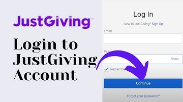 How to Login to JustGiving Account? JustGiving Charity Login - Sign In to Access JustGiving Page