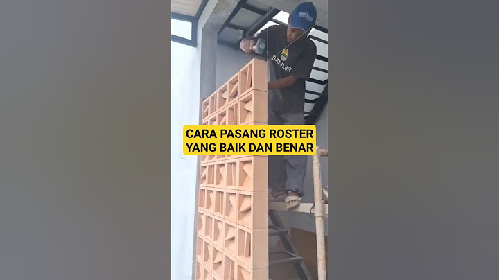 CARA PASANG ROSTER #shorts #short #shortvideo #shortsvideo #arsitek #pagarrumah