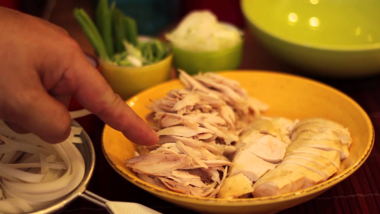 Soupe Pho au Poulet - Le Riz Jaune