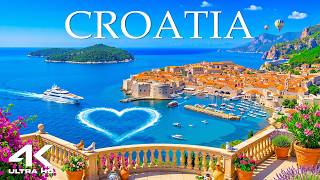 [4K] Croatia 🇭🇷 Adriatic Coast, Ancient Towns &amp; Mediterranean Dreams | Deep House 4K UHD