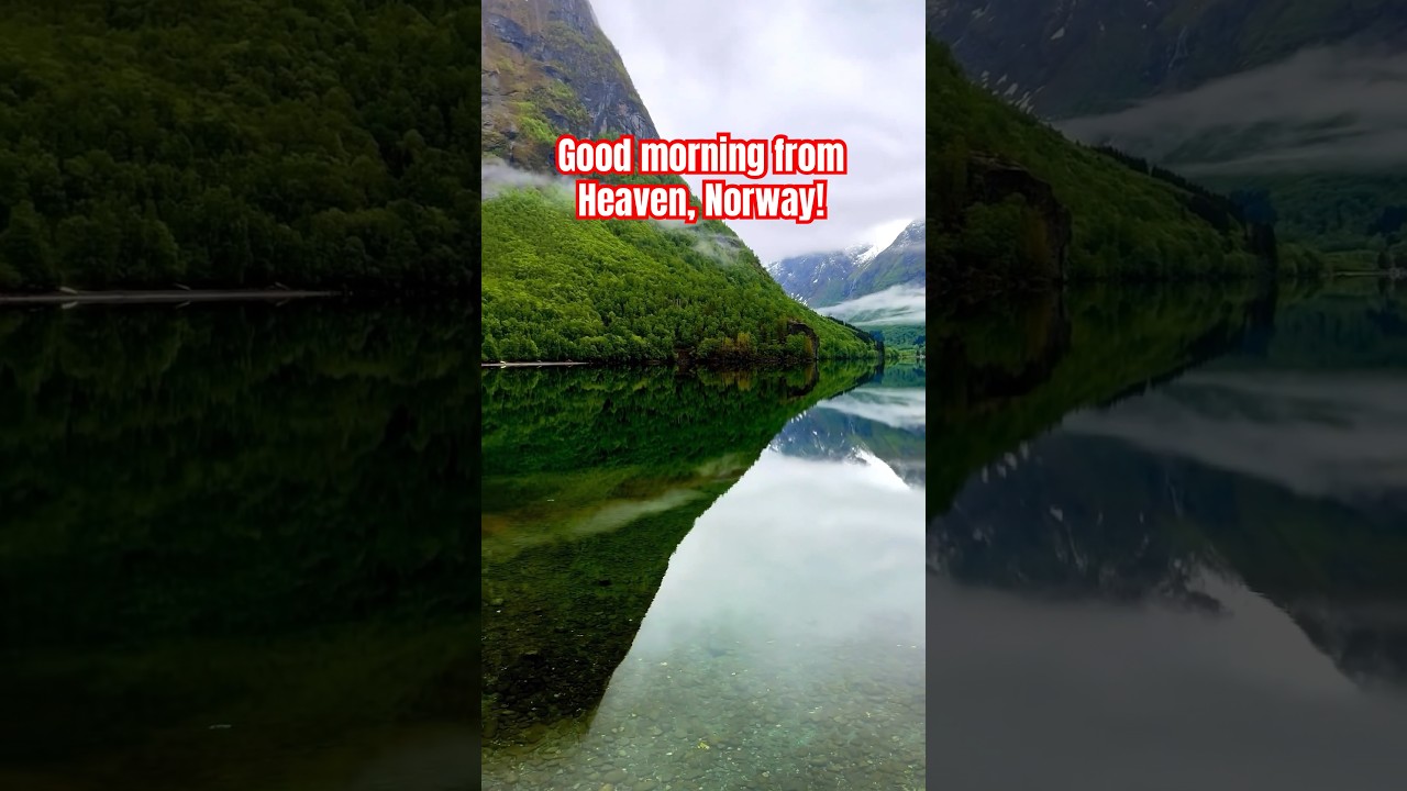 Good morning from heaven! Hjelle Hotel, Norway