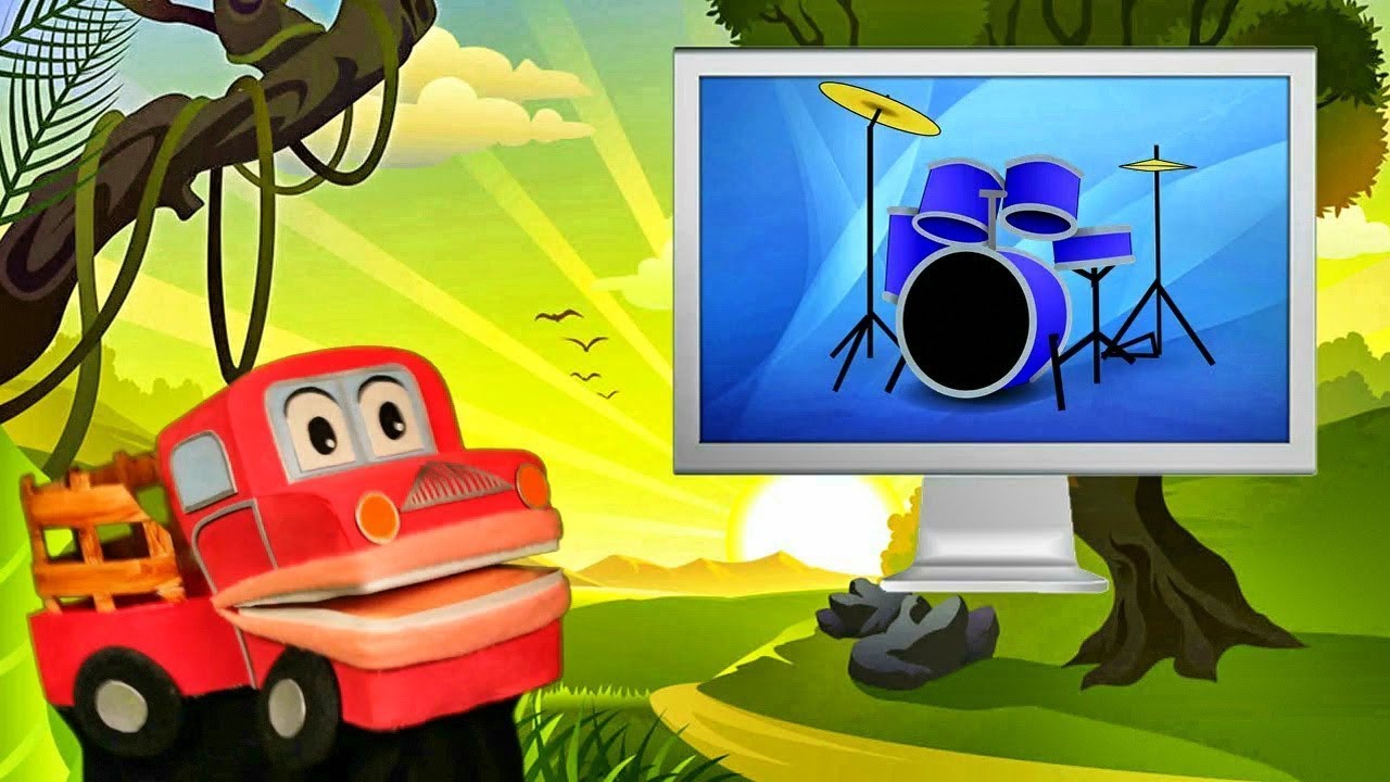 Los Instrumentos Musicales Populares - Barney El Camión - Canciones Infantiles - Video para niños
