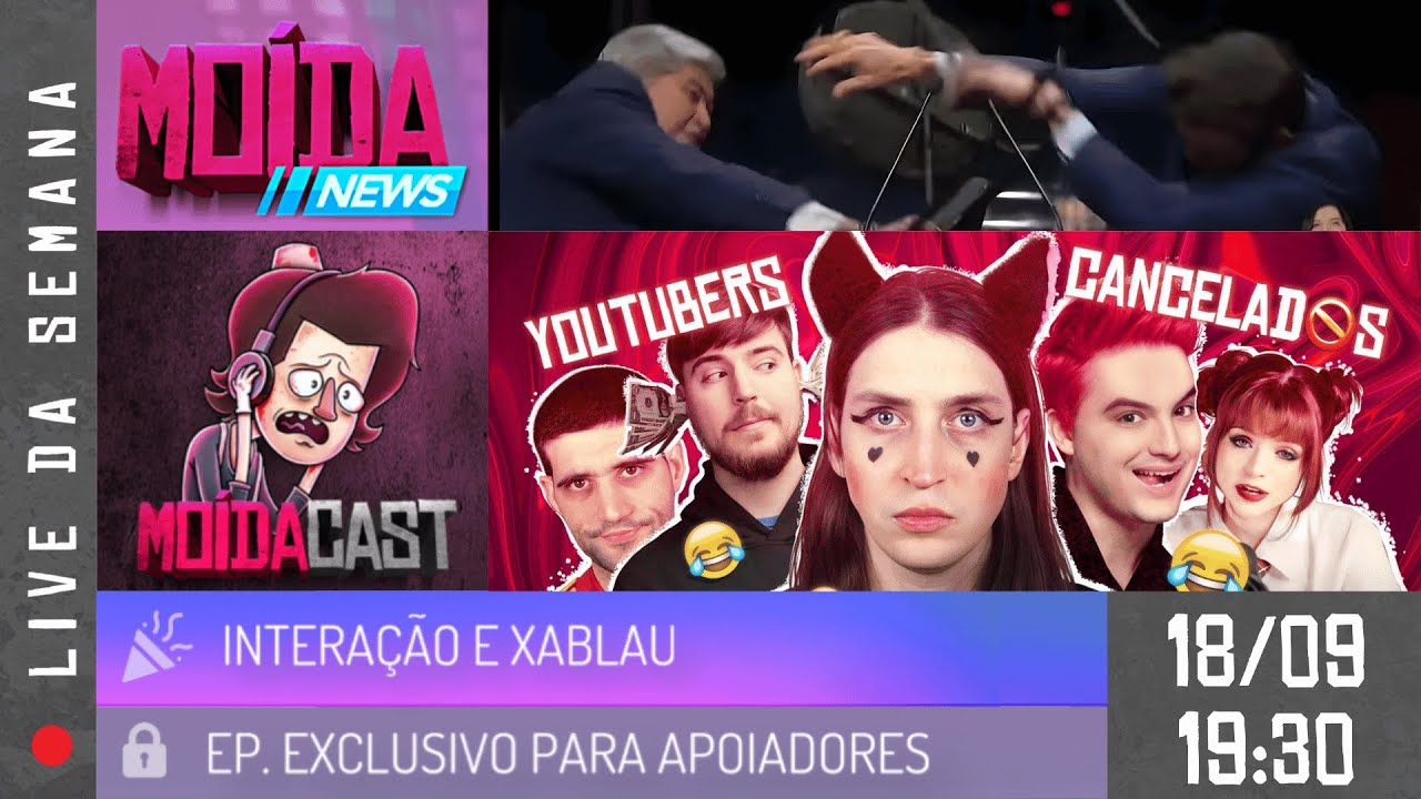 CADEIRADA EM MARÇAL I Youtubers CANCELADOS I Live completa 18/09/2024