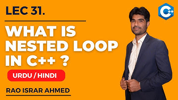 Nested Loop in C++  Urdu/Hindi