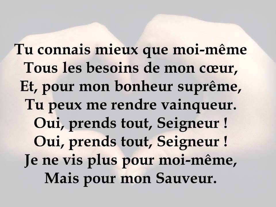 entre tes mains jabandonne