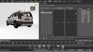 VRED PRO Animation - CurveEditor: Overview