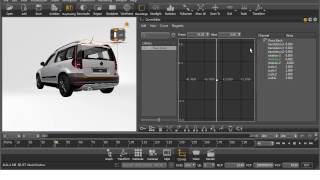VRED PRO Animation - CurveEditor: Overview