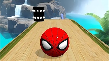 Sky Rolling Ball 3D Gameplay Speedrun Max All Levels 2008