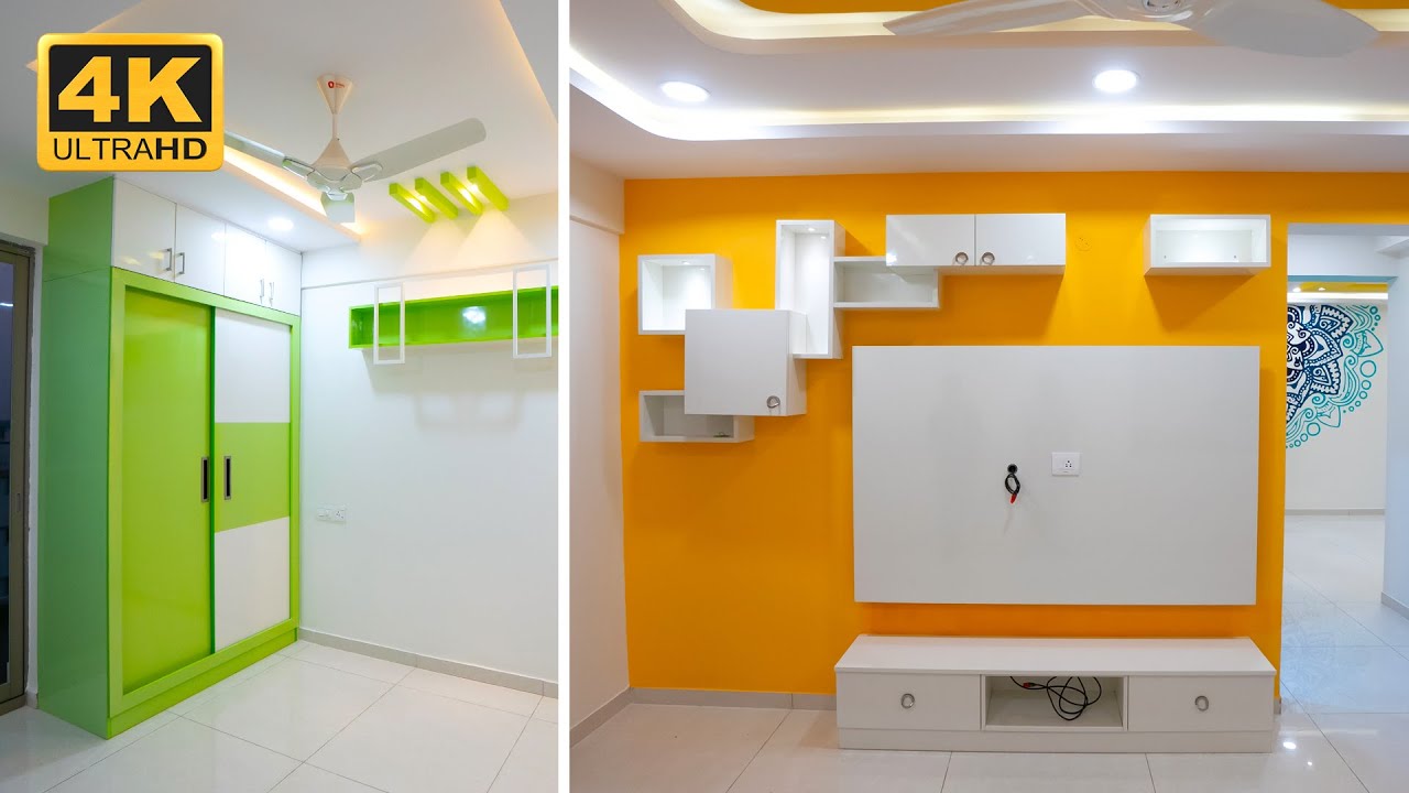 Premium 3BHK Interior Design Bonsai Arbour Nifty Interiors MDR STUDIO YouTube