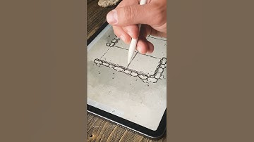 How to Draw Dungeon Walls - New Mapping Tutorial Tomorrow! #fantasymaps #map #rpg