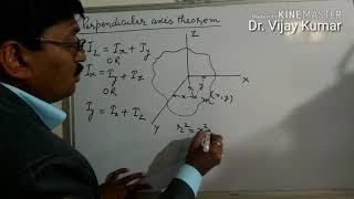 Perpendicular axis Theorem (Moment of Inertia)