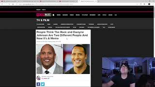 Is the rock and Dwayne Johnson the same person or two different people