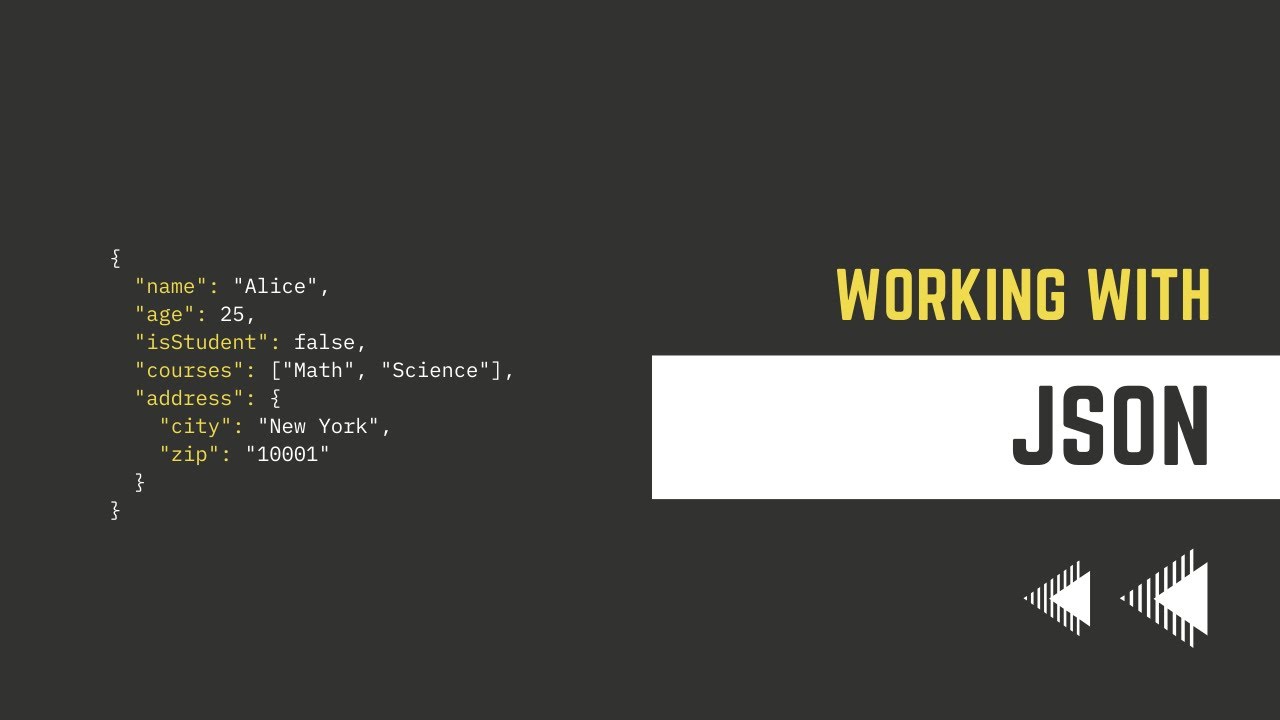 Working with JSON - IGHub Web Dev / Alchemy Of Code class - YouTube