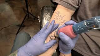 "Mesmerizing Daffodil Tattoo Timelapse - Floral Artistry Unveiled!"
