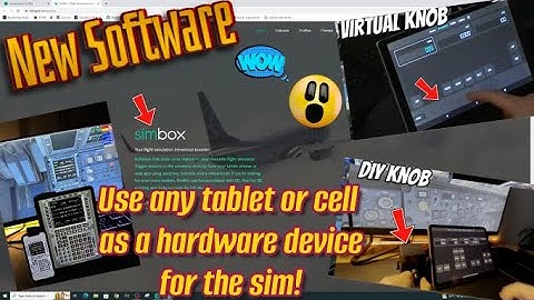 Msfs2020*SimBox-USE any Tablet/Phone as a device*A/P, Radios, Lights & More! Join the Revolution!