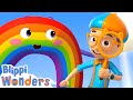 Blippi Wonders | Episode 1 - 4 - Blippi Learns Rainbow Colors and More! | Cartoons For Kids