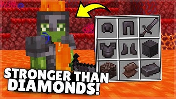 New Netherite armor is STRONGER than DIAMONDS! (Minecraft Nether Update 1.16)