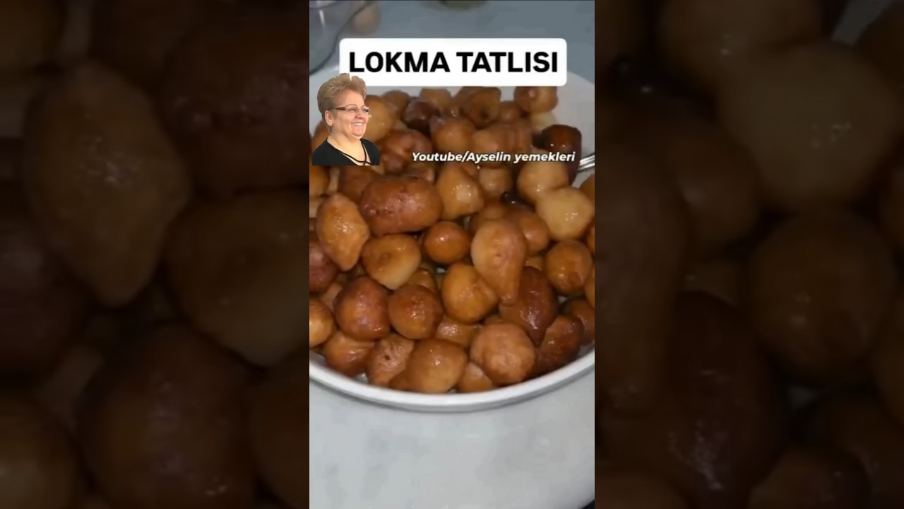 Çıtır Çıtır Tam Kıvamında Lokma Tatlısı Tarifi 🤤 #shorts