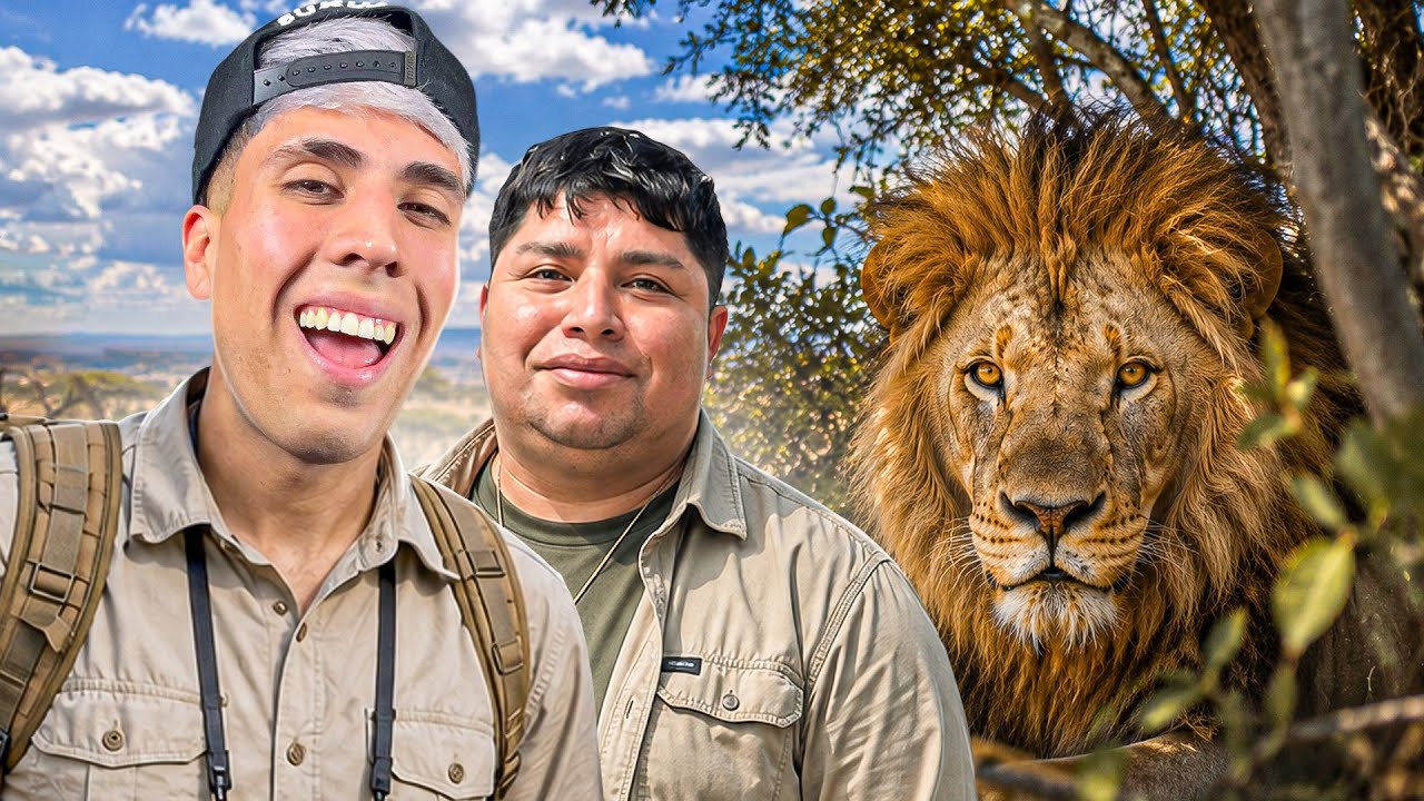 Visité un SAFARI con CARLITOS RUN 🤣🦁