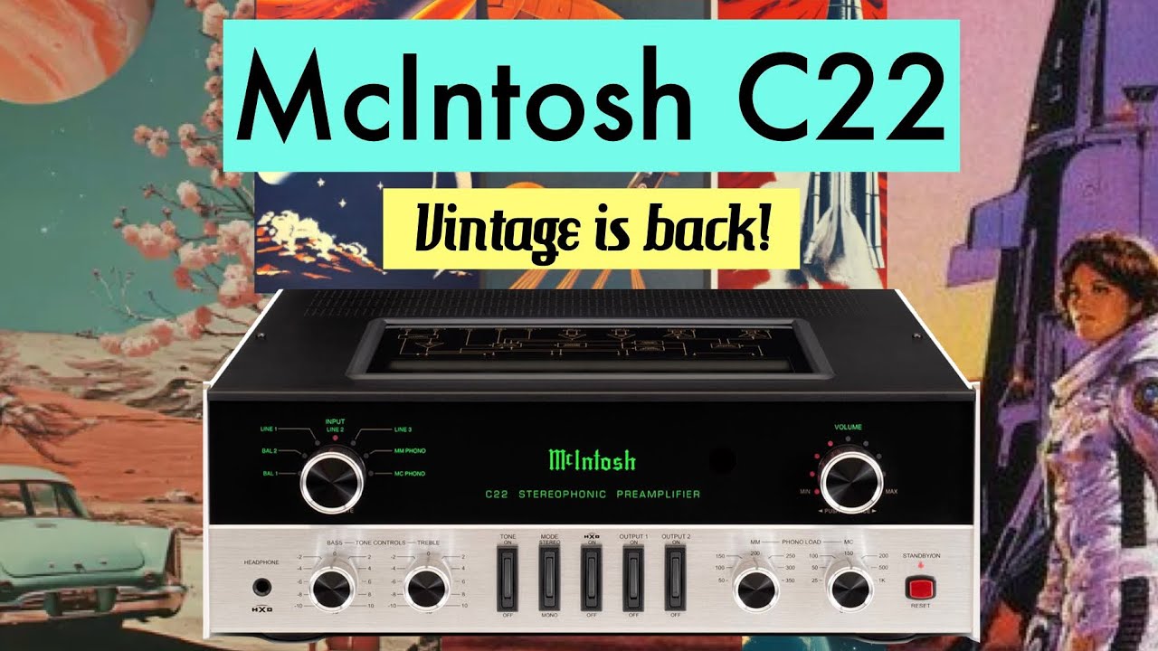 The McIntosh C22 preamp - classic look for classic amp! - YouTube