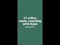 1:1 Online Music Programme with me :)