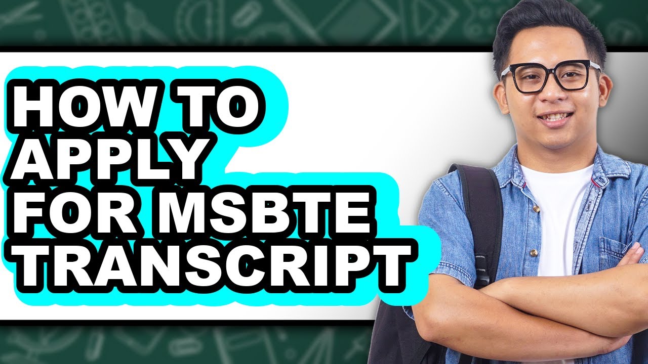 Msbte Transcript How to Apply for Msbte Transcript (easy Method) - YouTube