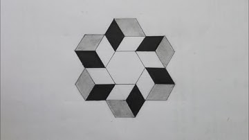 geometric pattern || Tranding Geometry art ideas - Draw like pro in minutes !!