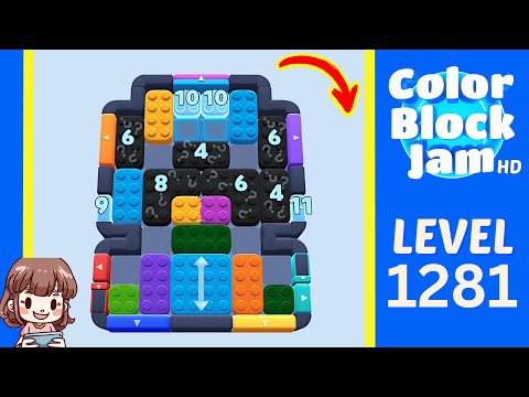 Color Block Jam Level 1281 Solution Walkthrough video preview