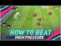 FIFA 19 HOW TO BEAT HIGH PRESSURE OPPONENTS - TACTICS & TRICKS TO COUNTER HIGH PRESSURE - TUTORIAL