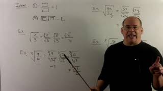 INTALG 7.5: More Products and Quotients
