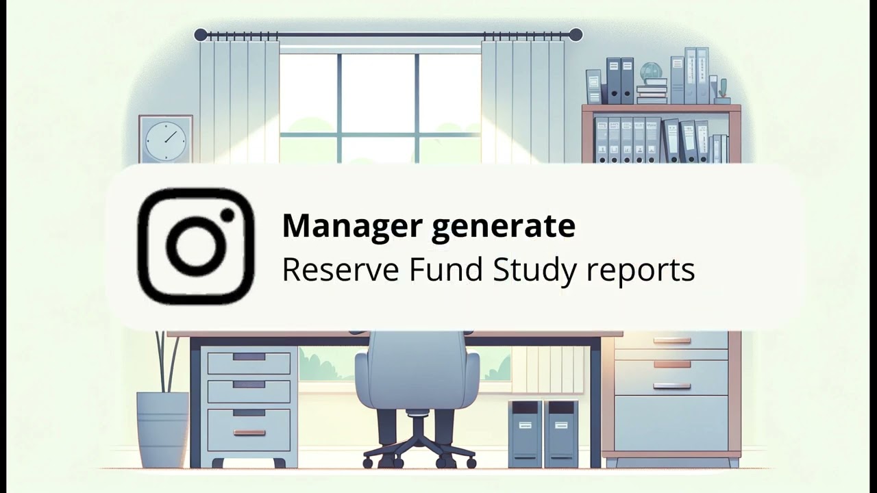 Build Reserve Fund Study with CubeDrive.com