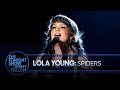 Lola Young: SPIDERS | The Tonight Show Starring Jimmy Fallon